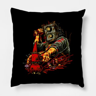 The Keeper - Boxhead II Pillow