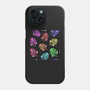 Rainbow Halloween Mexican Sugar Skulls Phone Case