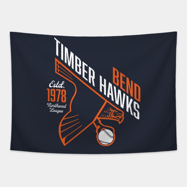 Bend Timberhawks Tapestry by MindsparkCreative