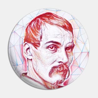 Richard Francis Burton Portrait | Richard Francis Burton Artwork | Line Art Pin