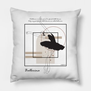 Ballerina dance version 7 Pillow