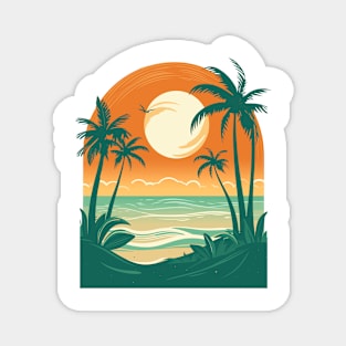 Endless Summer | Unisex Retro Surf & Beach Shirt Magnet