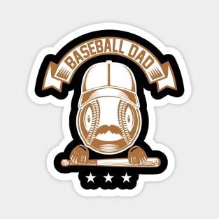 funny Baseball Dad Father Softball Magnet