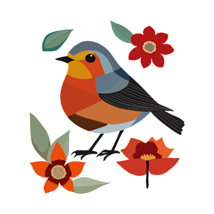 Cute Little American Robin T-Shirt