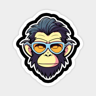 Ape Monkey Illustration Magnet
