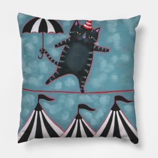 The Tightrope Walker 2 Pillow