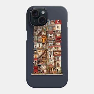 Strange houses from my dream Phone Case