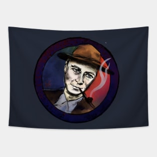 Oppenheimer with pork pie hat Tapestry