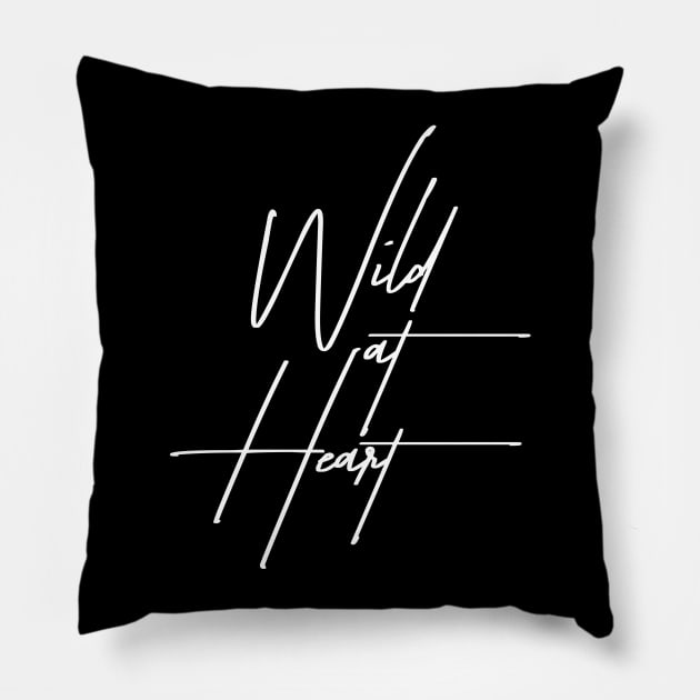 Wild at Heart 1 - Minimalist Pillow by StudioGrafiikka