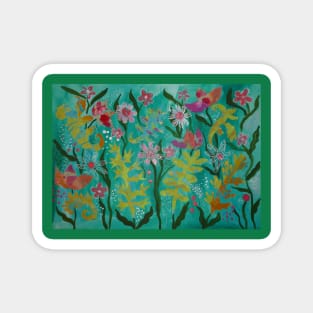 Pink Blossom Collage Magnet