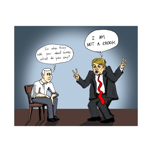 I Am Not A Crook by Felipe.Makes.Cartoons