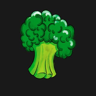 Broccoli Is Life Fun Graphic Vegetable T-Shirt