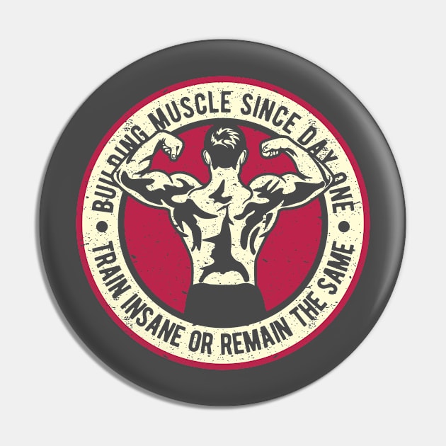 Building Muscle Training Design Pin by Jarecrow 