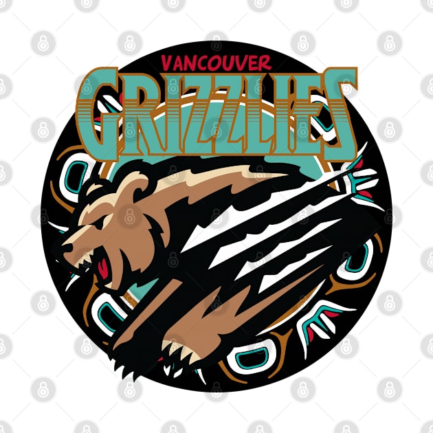 Vancouver Grizzlies Retro by Litaru