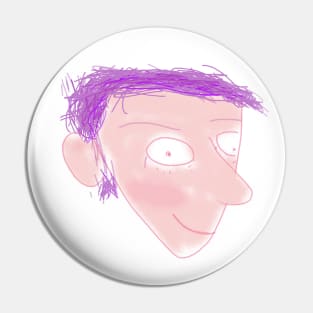 Cheeky face Pin