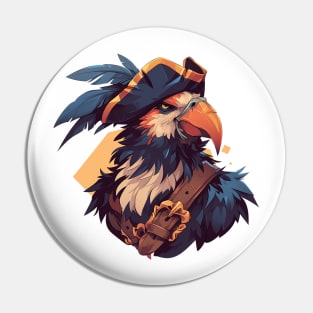 pirate parrot Pin