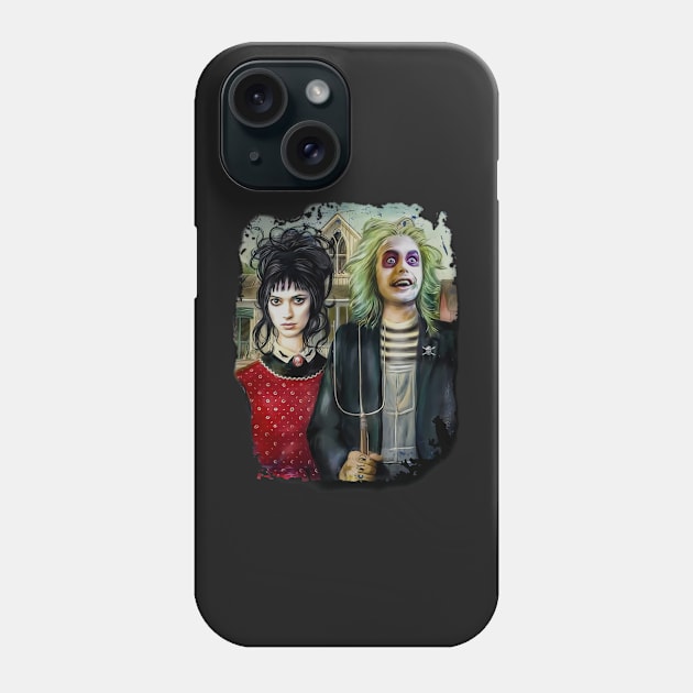 Beetlejuice Phone Case by fmidgleystrand