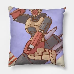 fulcrum pinup Pillow