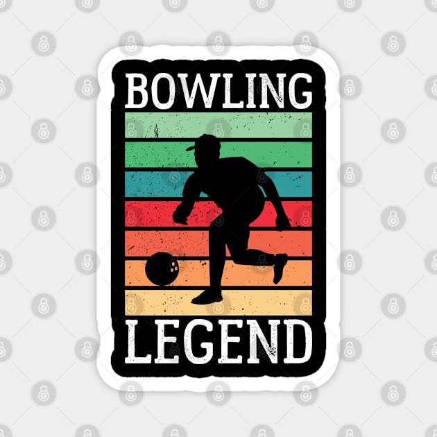 Bowling Legend Magnet by CrissWild