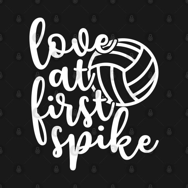 Love At First Spike Volleyball by GlimmerDesigns