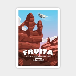 Fruita Utah travel poster Magnet