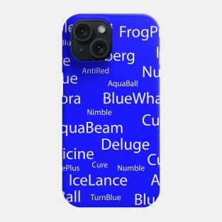 Chrono Cross Blue Elements Pattern Phone Case