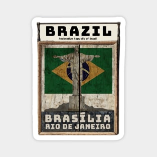 make a journey to Brazil Magnet