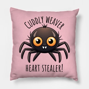 Cuddly weaver, heart stealer! Pillow