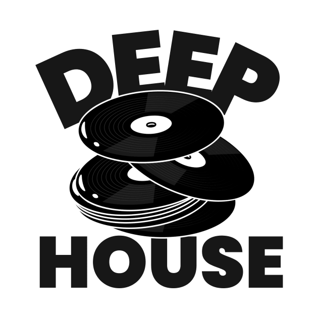 DEEP HOUSE (black) by DISCOTHREADZ 