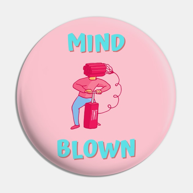 Mind Blown illustration Pin by Lemon Squeezy design 
