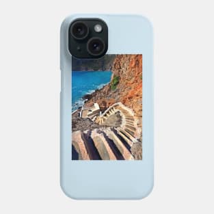 Stairway to the Aegean - Telendos island Phone Case