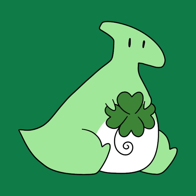 Lucky Green Hadrosaurus by saradaboru