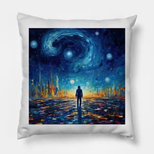 Starry Night Fantasy Pillow