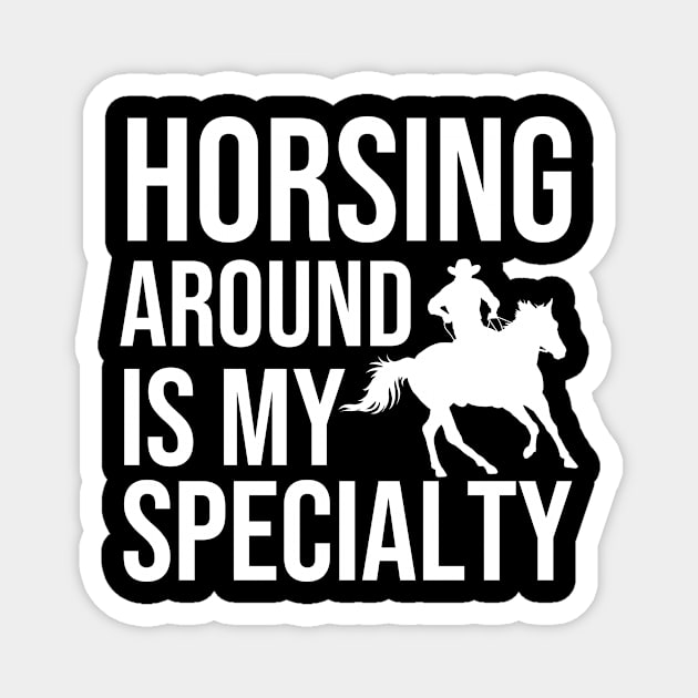 Horseback Riding Quote Magnet by The Jumping Cart