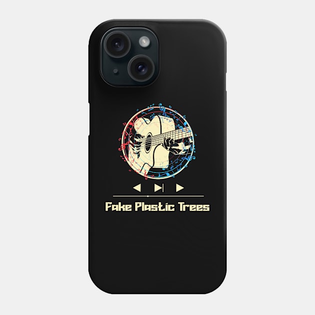 Fake Plastic Trees on Guitar Phone Case by nasib