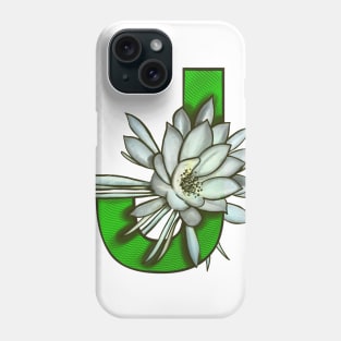 Letter J floral Phone Case