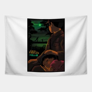 Grave of the fireflies Tapestry