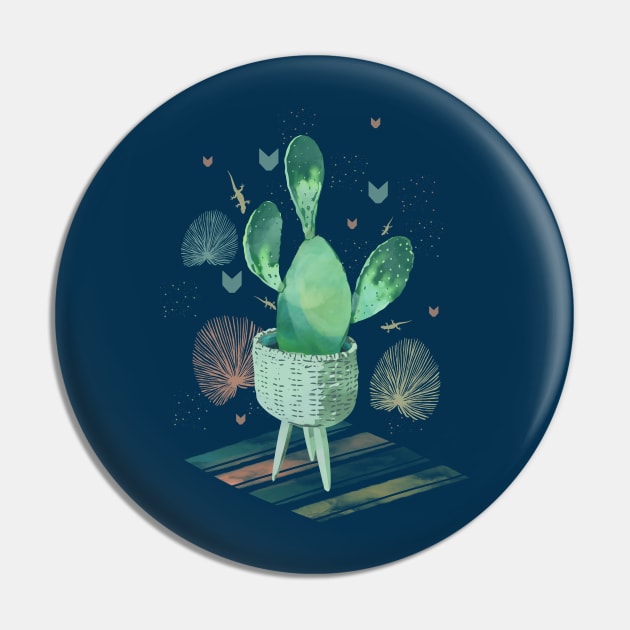 Artsy cactus Pin by Mimie20