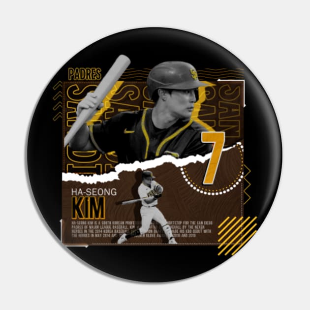 Ha-Seong Kim Baseball Paper Poster Padres 2 - Ha Seong Kim