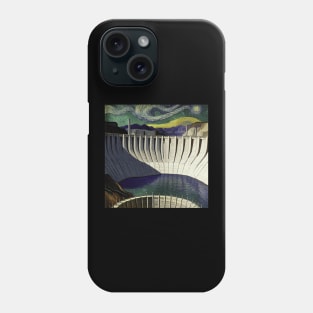 Hoover Dam in Van Gogh's style Phone Case