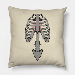 Human Skeleton Pillow