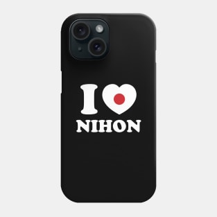 I HEART [LOVE] NIHON Phone Case