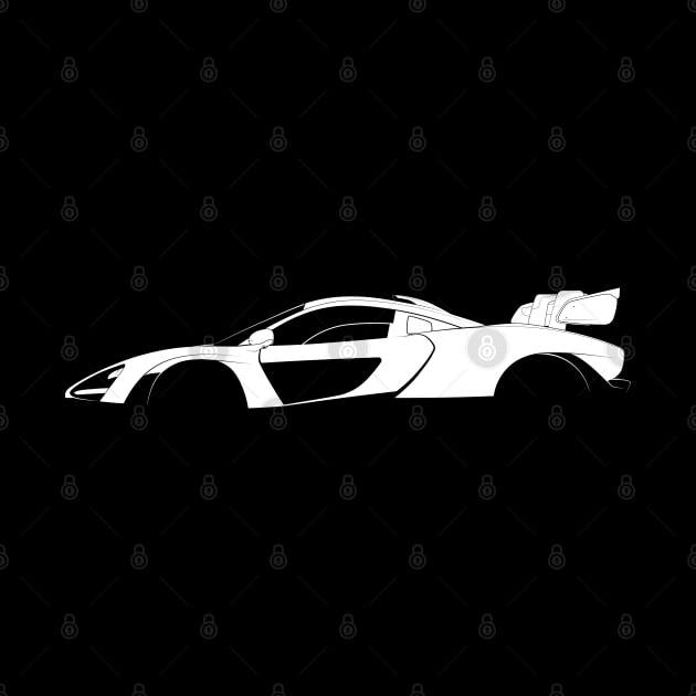 McLaren Senna Silhouette by Car-Silhouettes