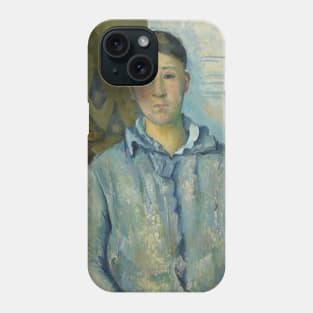 Madame Cezanne in Blue by Paul Cezanne Phone Case