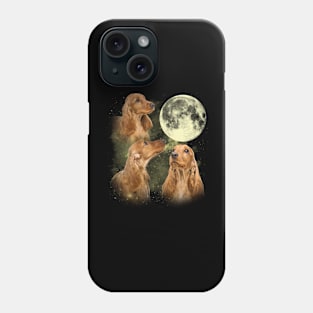 Cocker Spaniels The Moon Classic Dog Breed Phone Case