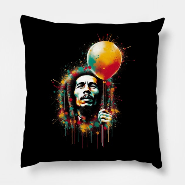 Bob Marly Pillow by unn4med