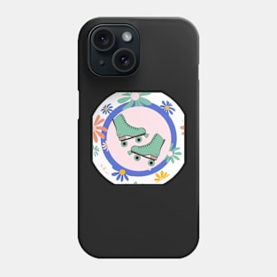 skating (circle) Phone Case