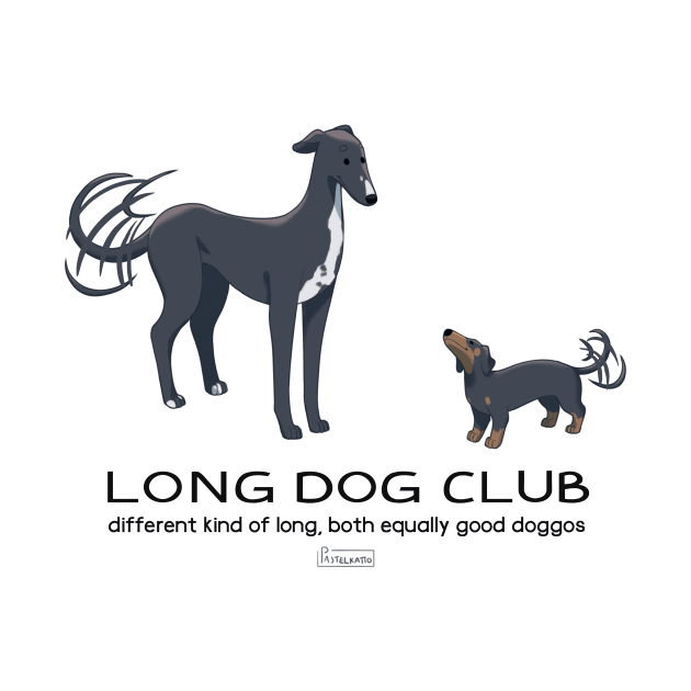 Long dogs by Pastelkatto