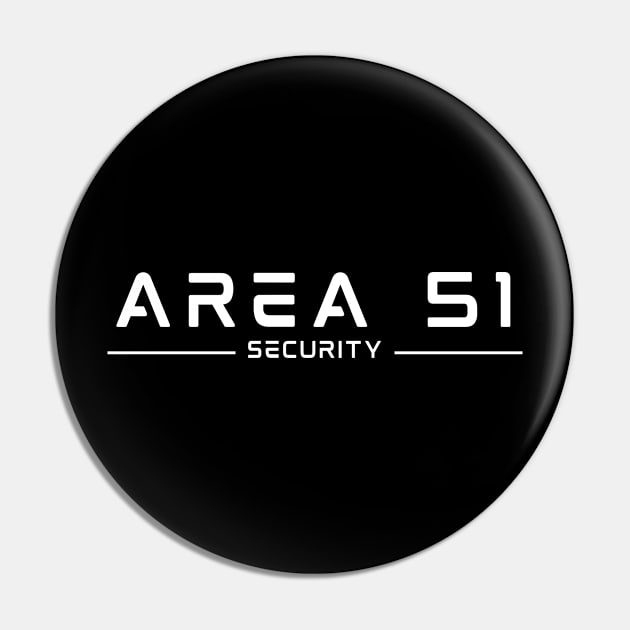 Area 51 Security - UFO Aliens Pin by Paranormalshirts