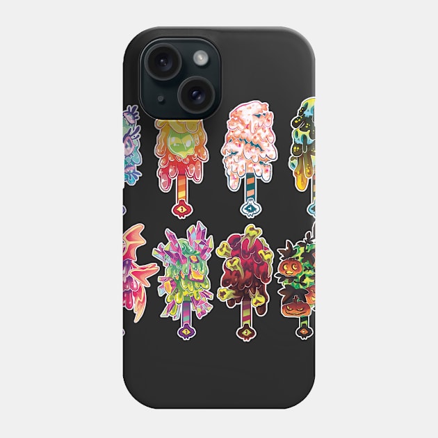 Scrumptious Arcana | Monster Popsicle (full set) Phone Case by cosmicloak